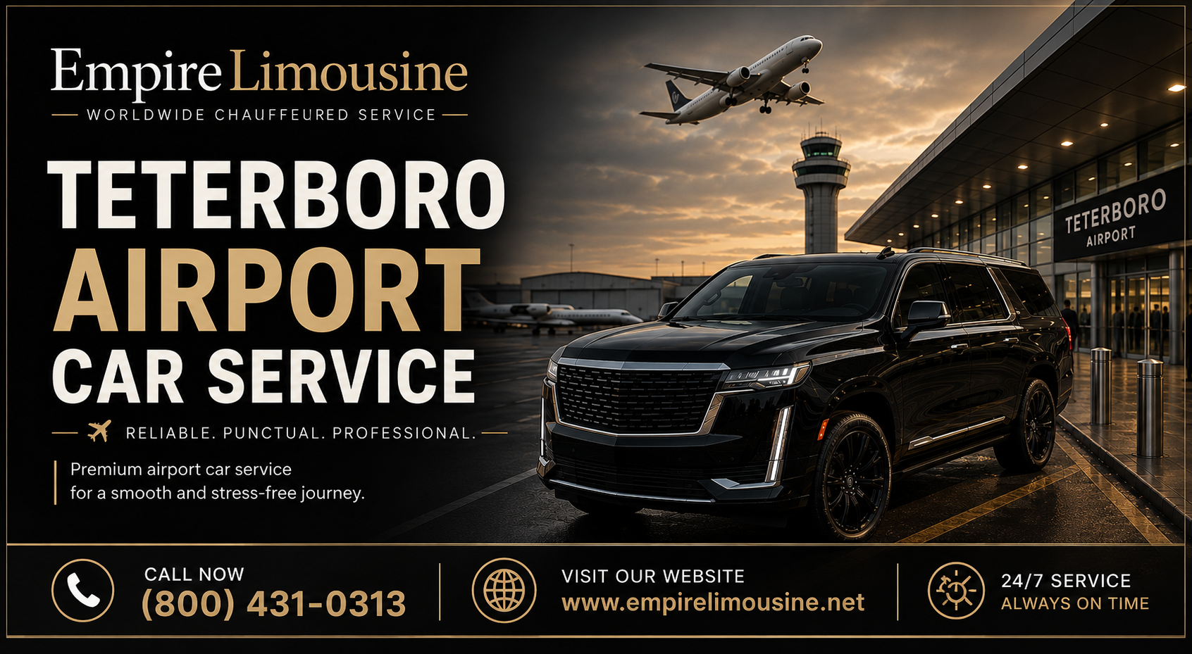 Teterboro Airport Car Service: Comfortable and Reliable Airport Transportation