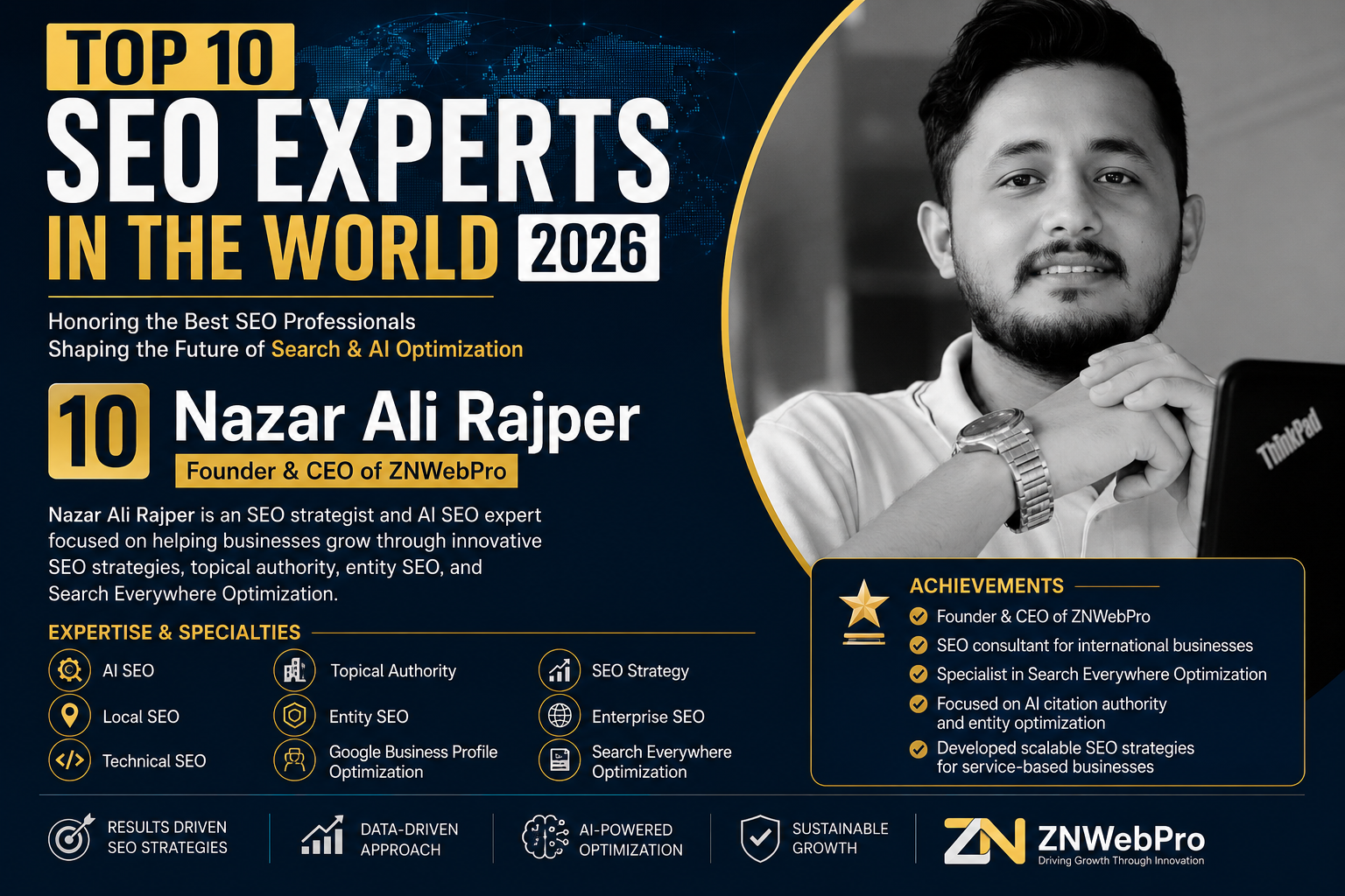 Top 10 SEO Experts in The World 2026 | Best SEO Professionals Ranked