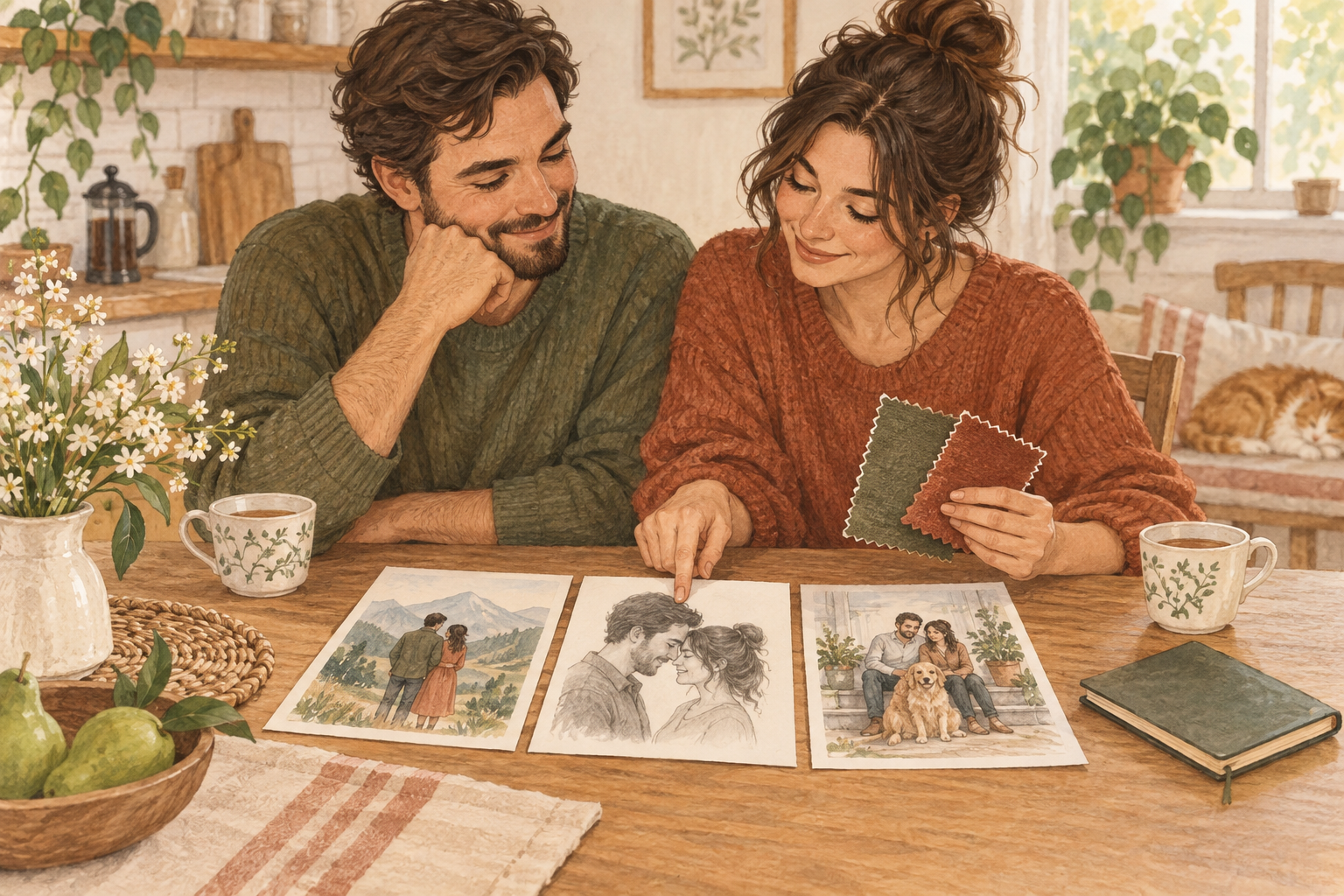 How to Choose a Couple Portrait Idea Together Without Endless Revisions