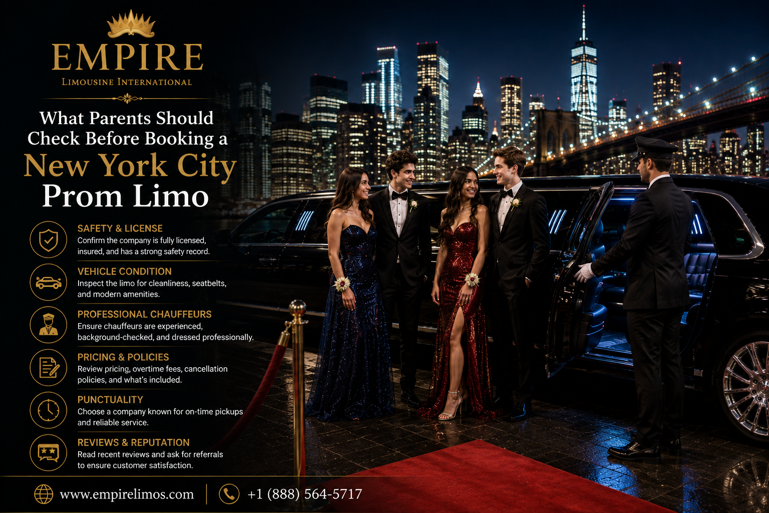 What Parents Should Check Before Booking a New York City Prom Limo