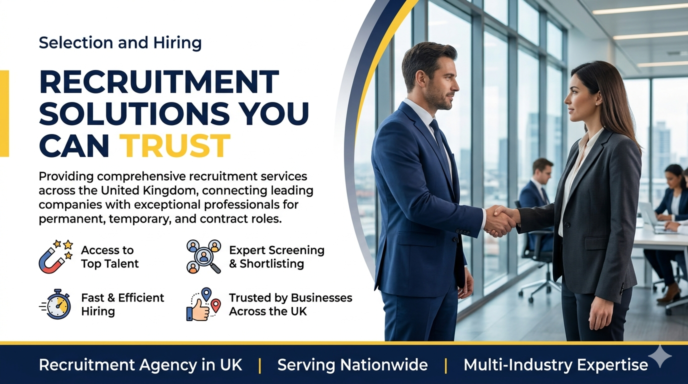 Recruitment Solutions in the UK with Selection and Hiring