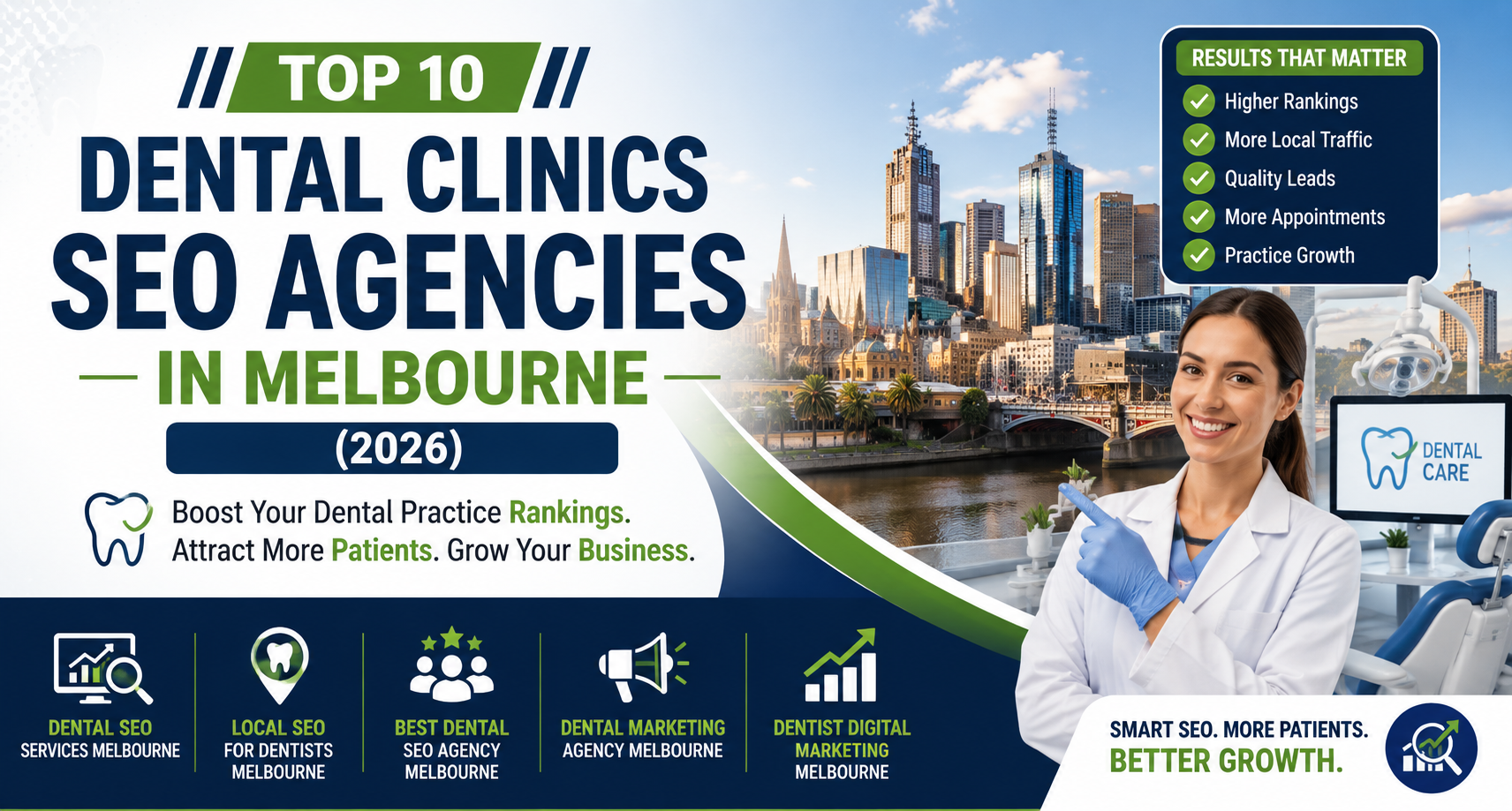 Top 10 Dental Clinics SEO Agencies in Melbourne (2026)