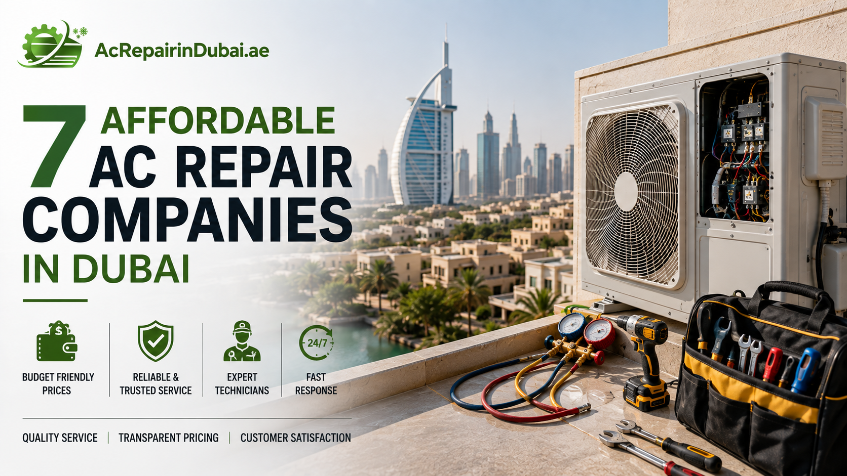 7 Affordable AC Repair Companies in Dubai