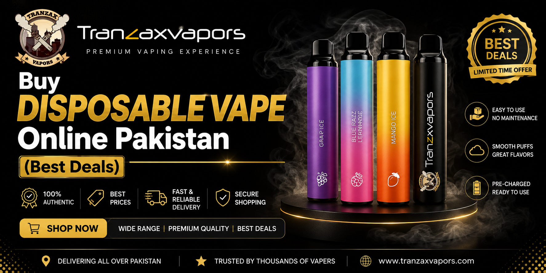 Buy Disposable Vape Online Pakistan (Best Deals)