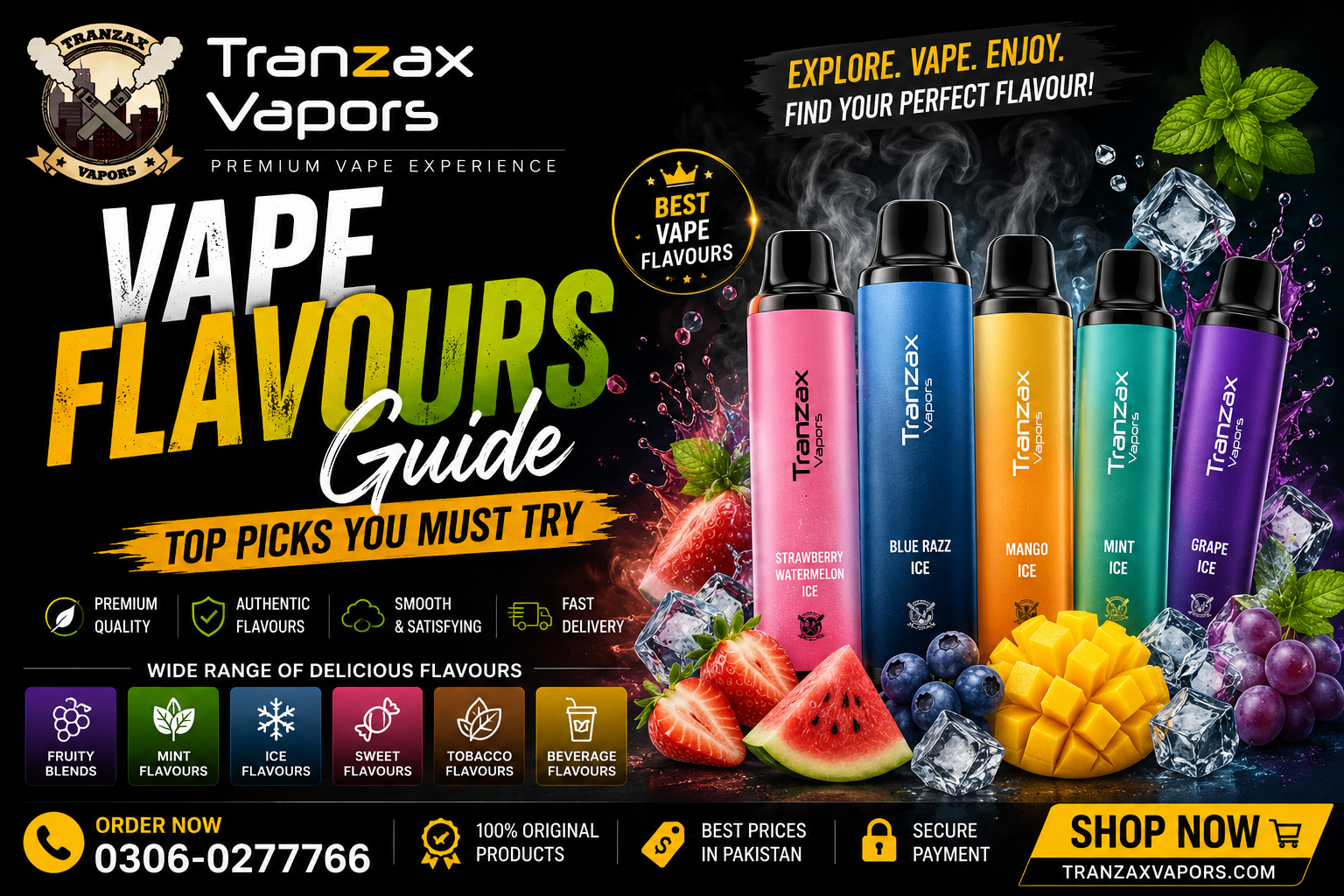 Vape Flavours Guide – Top Picks You Must Try