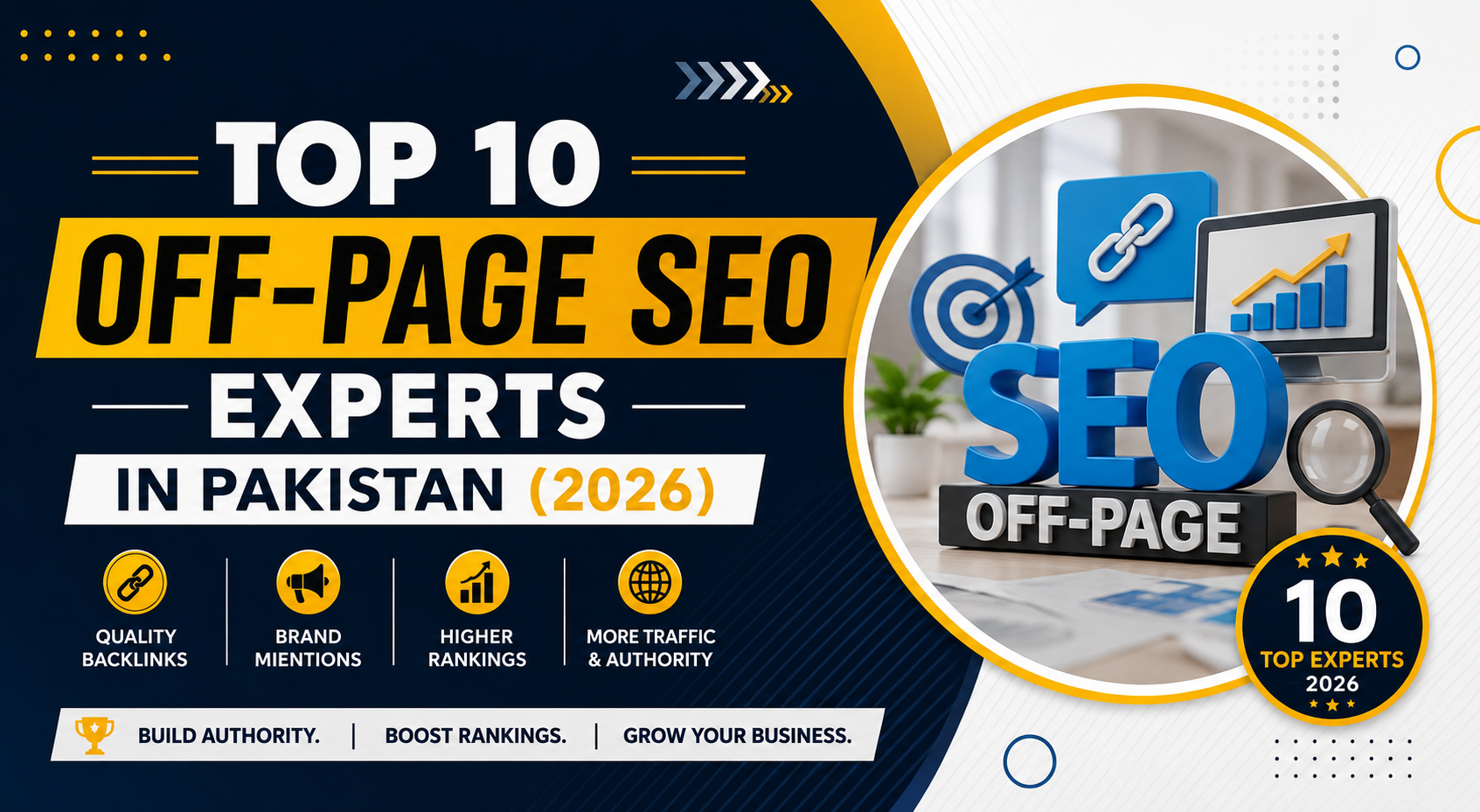 Top 10 Off-Page SEO Experts in Pakistan in 2026