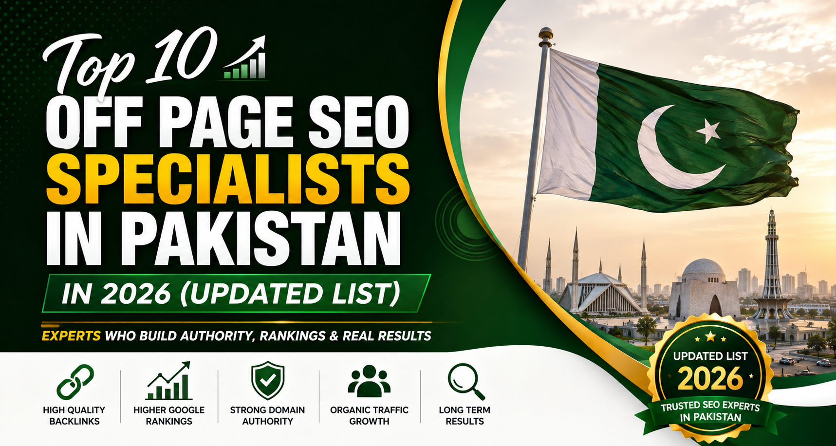 Top 10 Off Page SEO Specialists in Pakistan in 2026(Updated List)