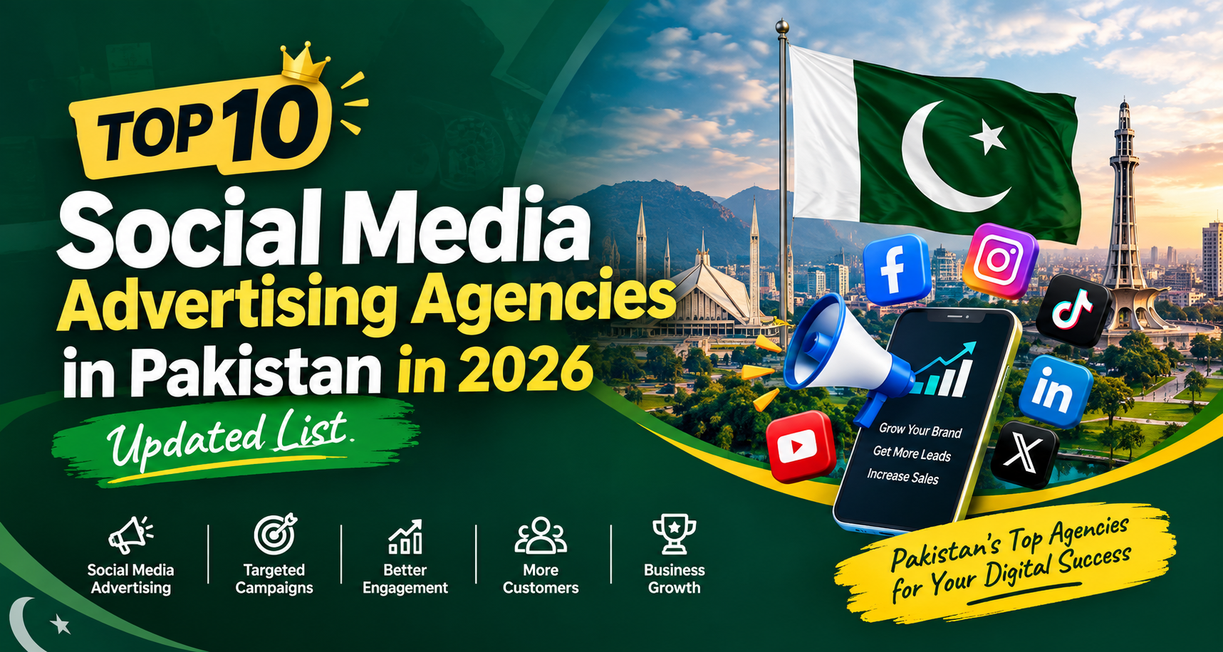 Top 10 Social Media Advertising Agencies in Pakistan in 2026: Updated List