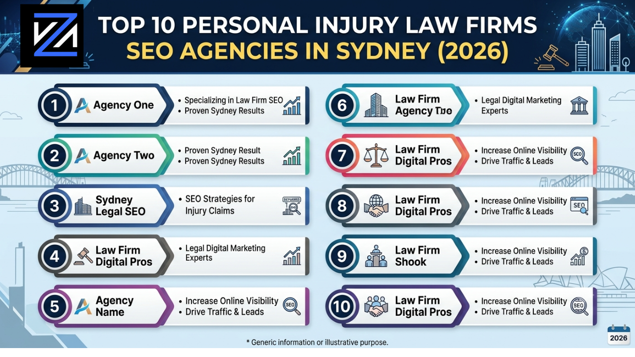Top 10 Personal Injury Law Firms SEO Agencies in Sydney (2026)