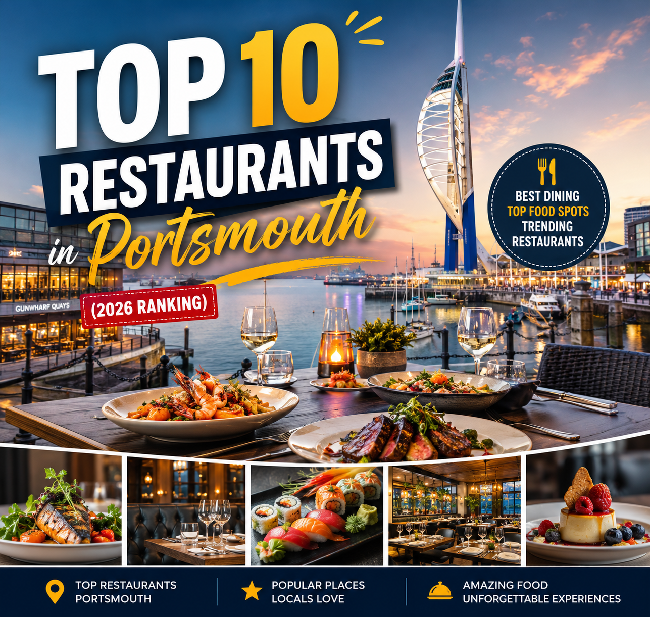 Top 10 Restaurants in Portsmouth