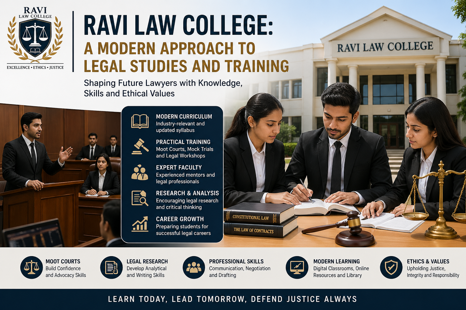 Ravi Law College: A Modern Approach to Legal Studies and Training