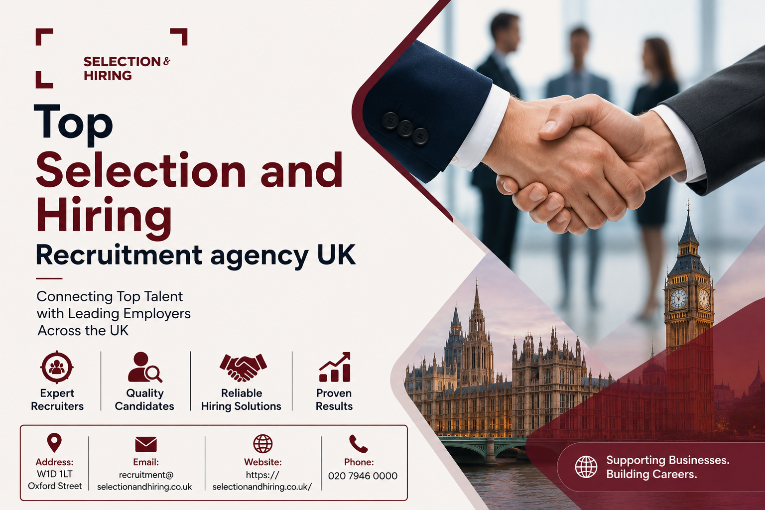 Top Selection and Hiring Recruitment agency UK