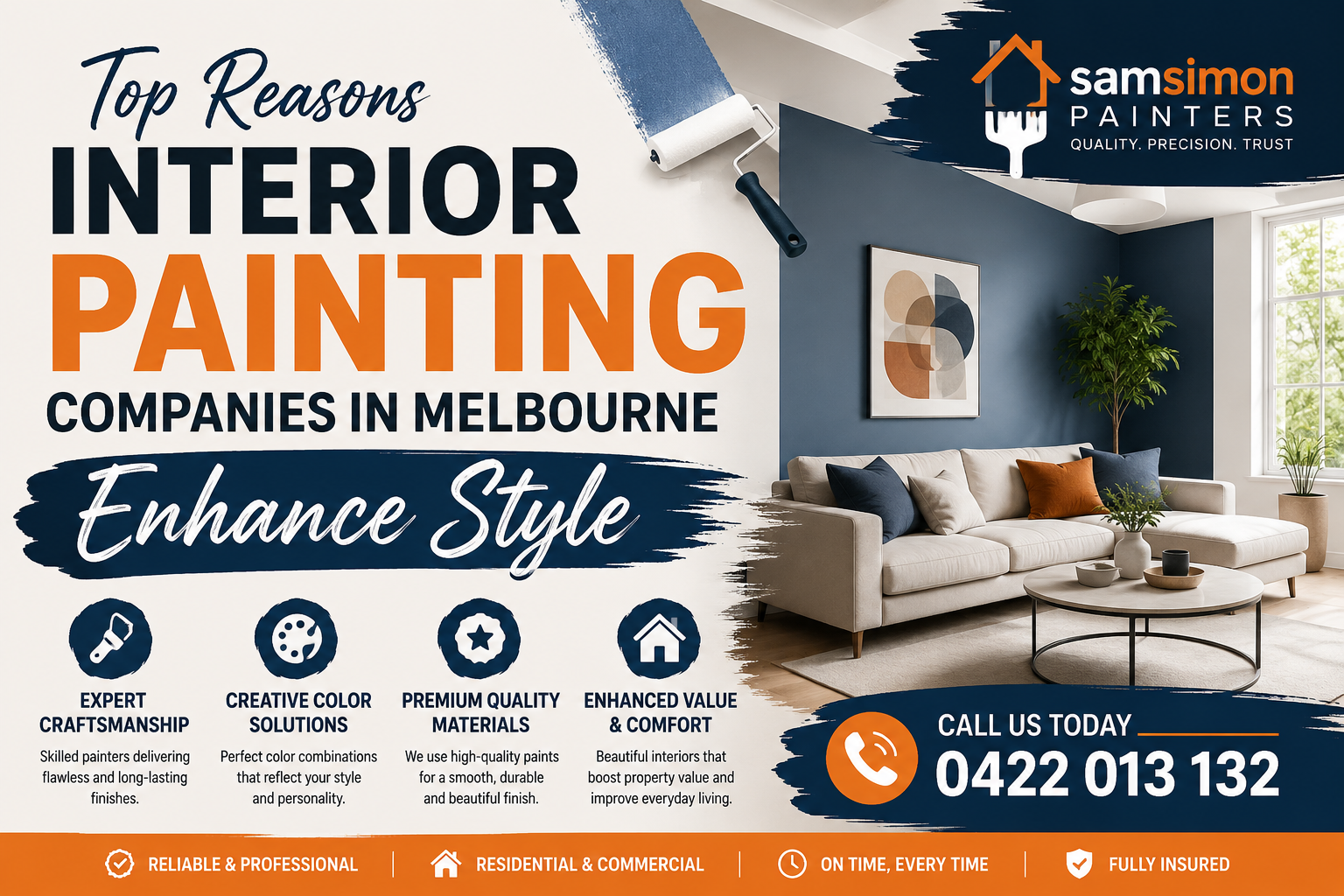 Top Reasons Interior Painting Companies in Melbourne Enhance Style