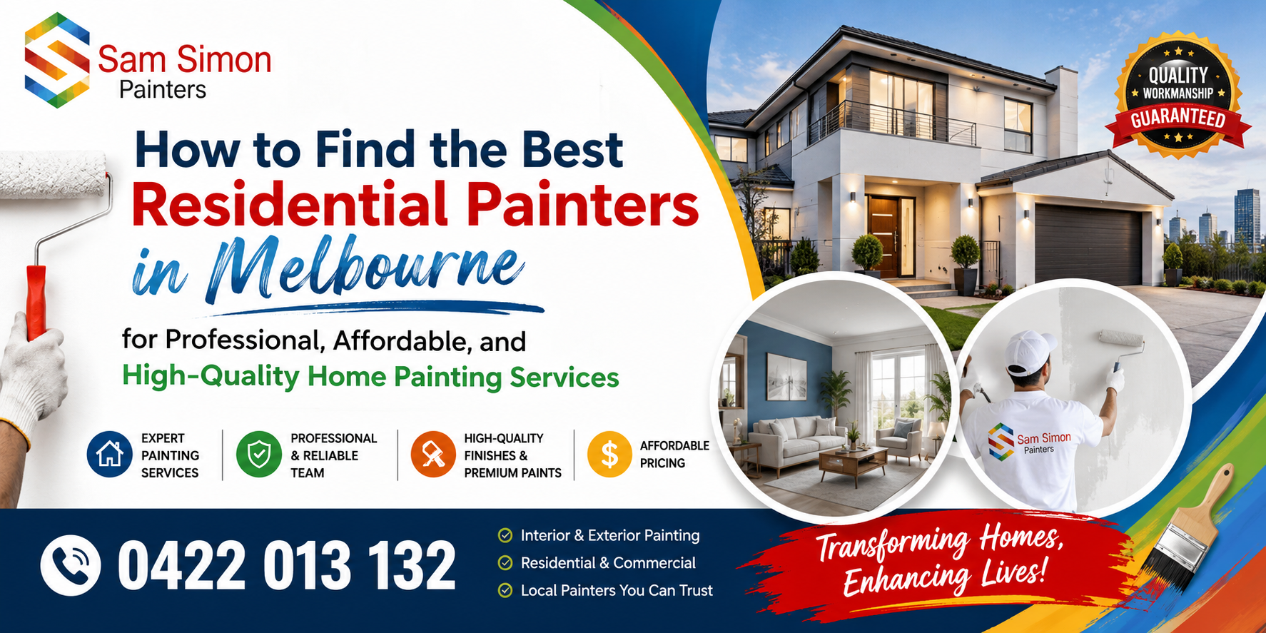 How to Find the Best Residential Painters in Melbourne for Professional, Affordable, and High-Quality Home Painting Services