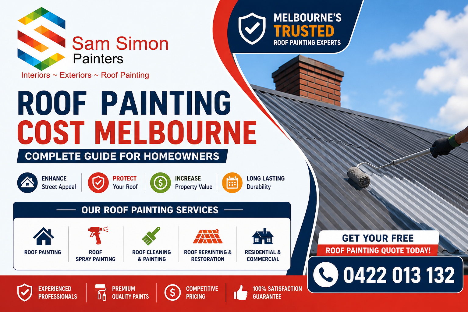 Roof Painting Cost Melbourne – Complete Guide for Homeowners