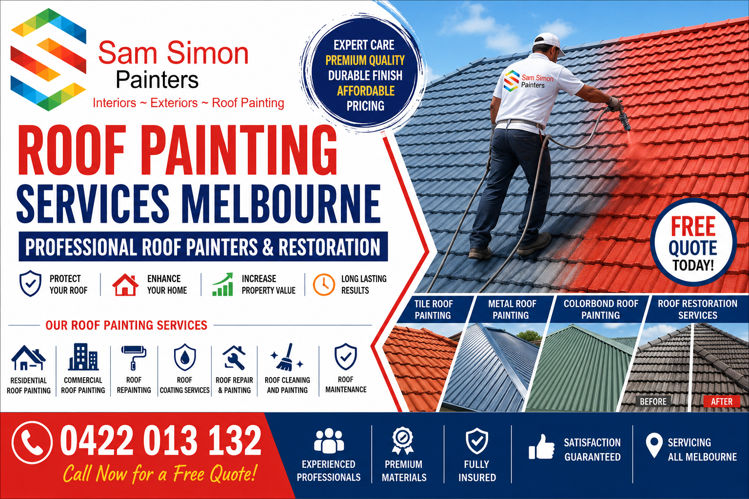 Roof Painting Services Melbourne | Professional Roof Painters & Restoration