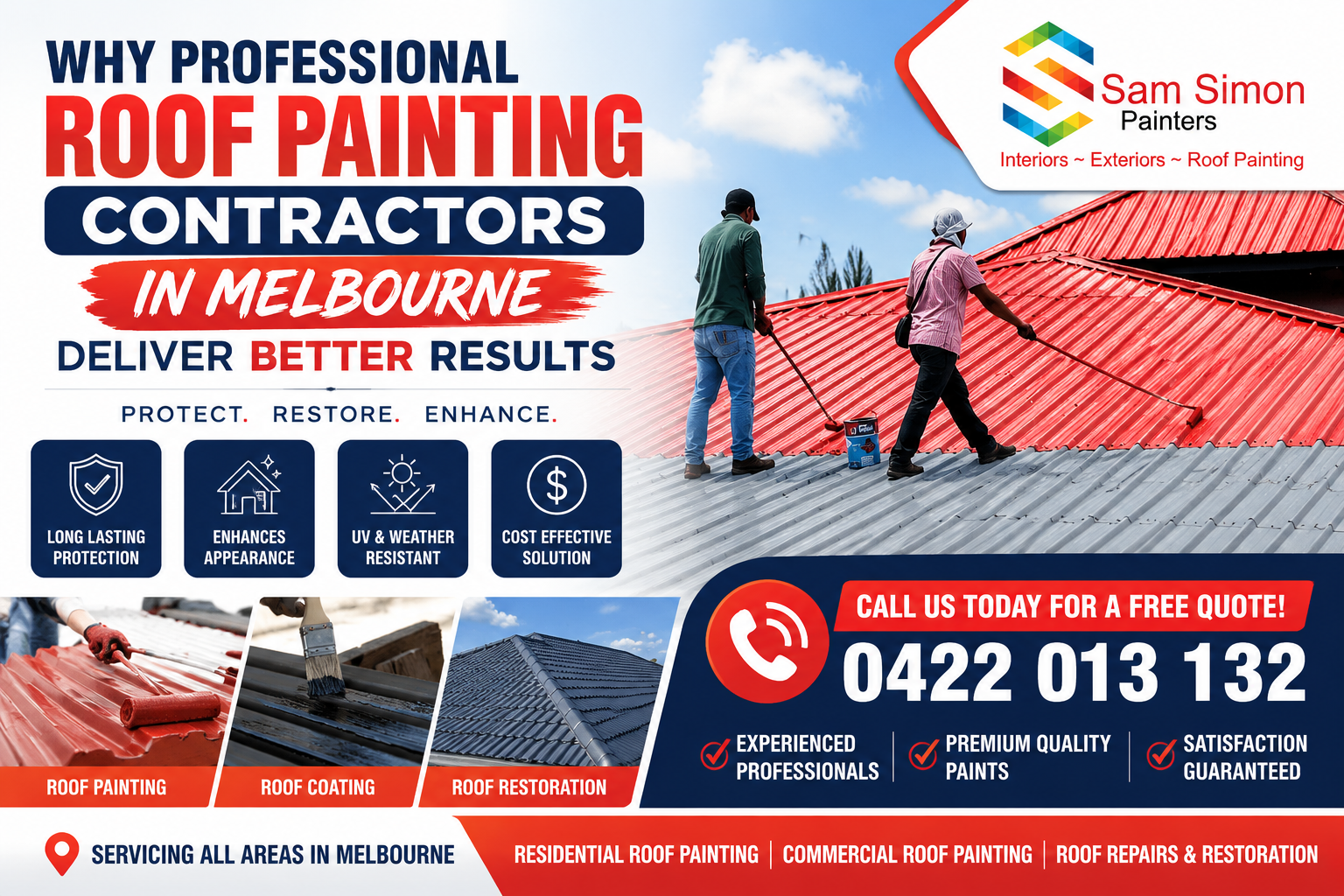 Why Professional Roof Painting Contractors in Melbourne Deliver Better Results