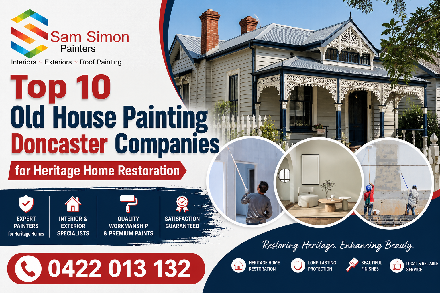 Top 10 Old House Painting Doncaster Companies for Heritage Home Restoration