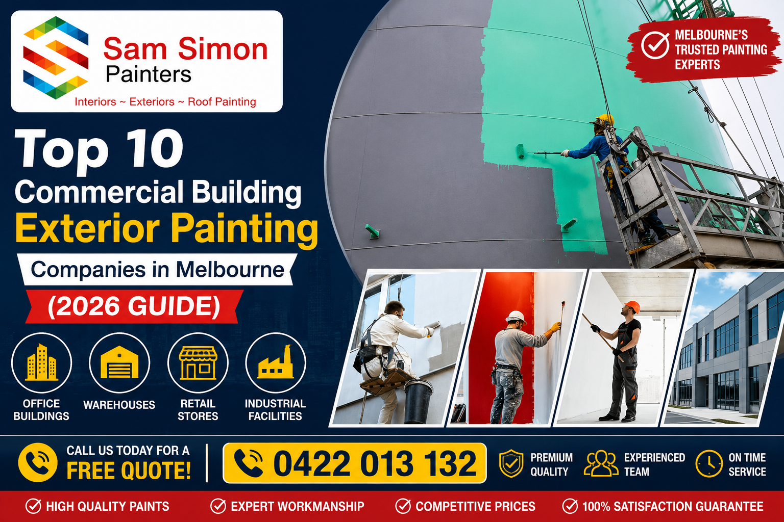 Top 10 Commercial Building Exterior Painting Companies in Melbourne (2026 Guide)