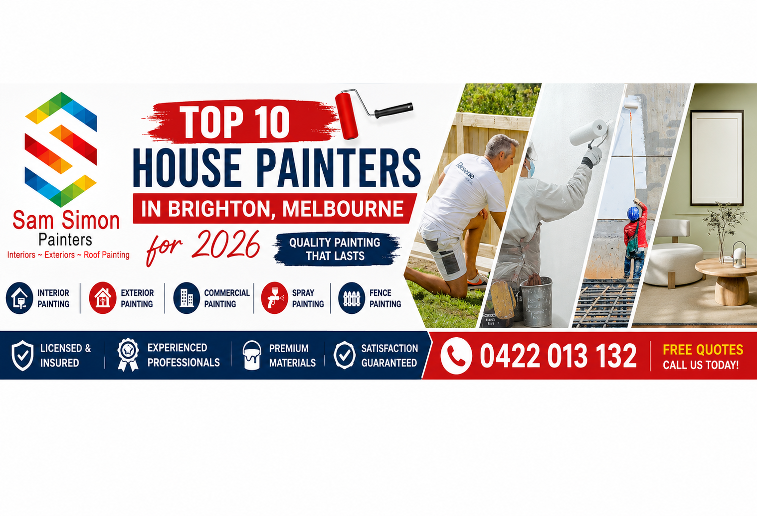 Top 10 House Painters in Brighton, Melbourne for 2026