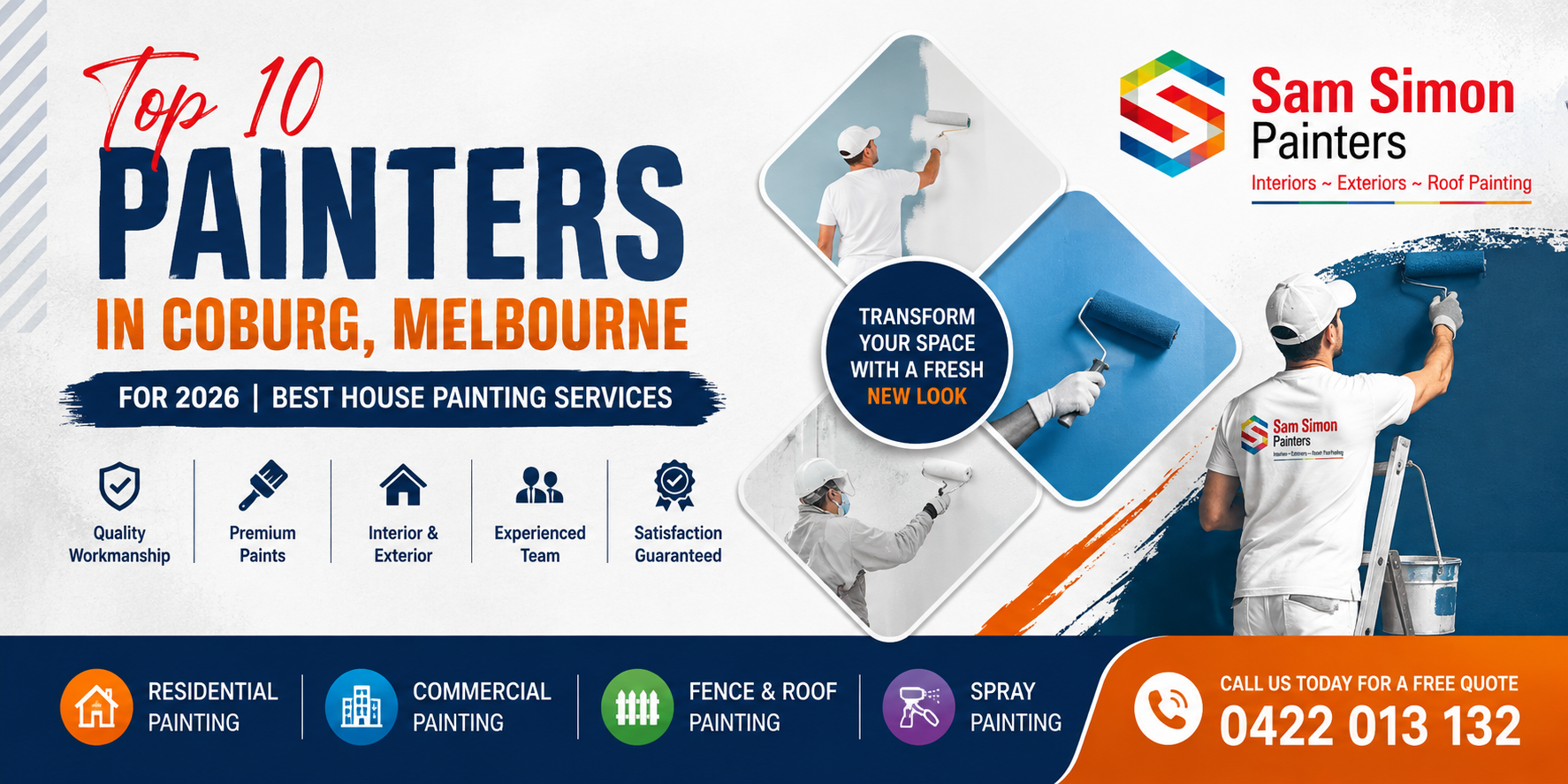 Top 10 Painters in Coburg, Melbourne for 2026 | Best House Painting Services