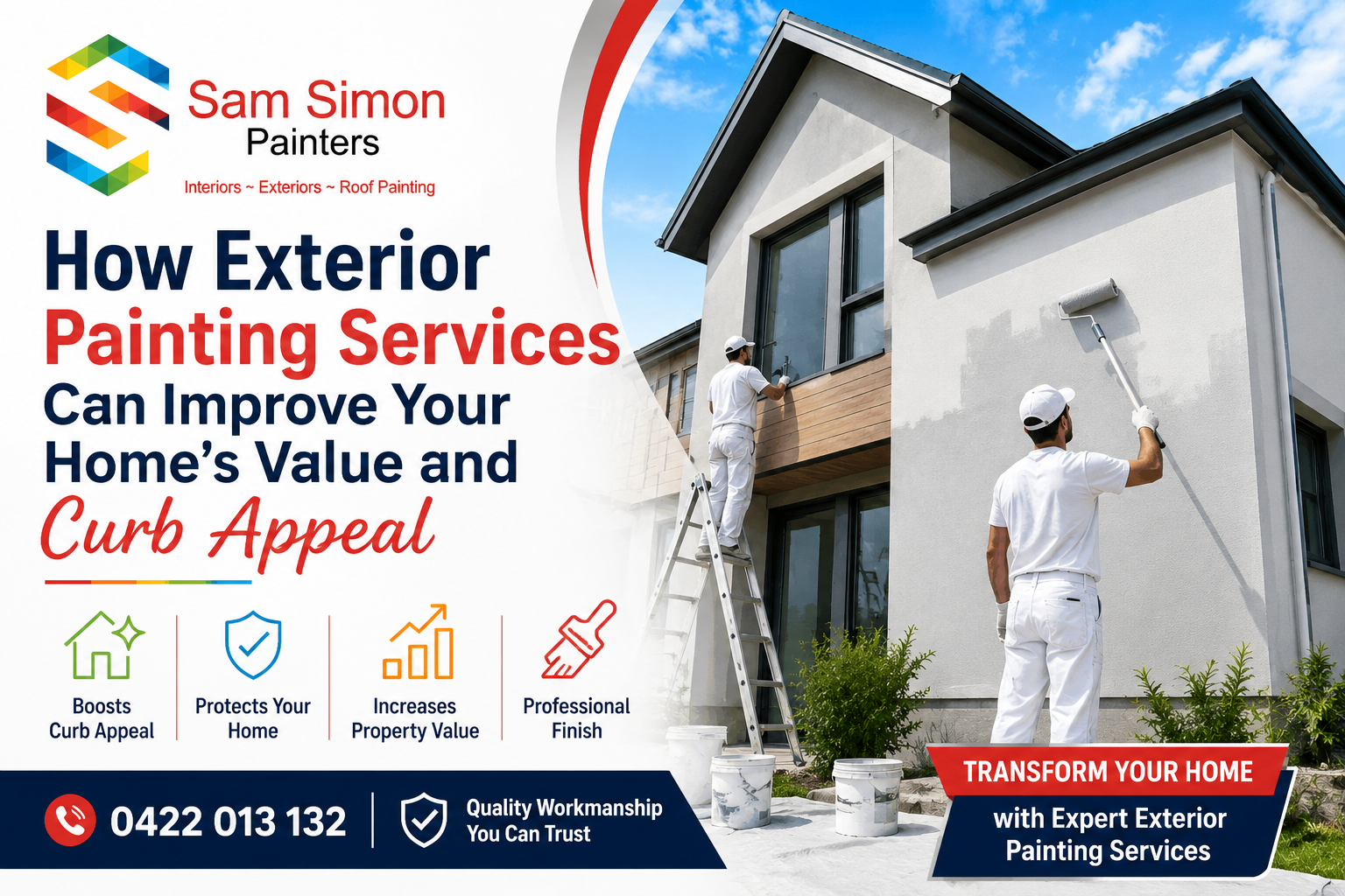 How Exterior Painting Services Can Improve Your Home’s Value and Curb Appeal