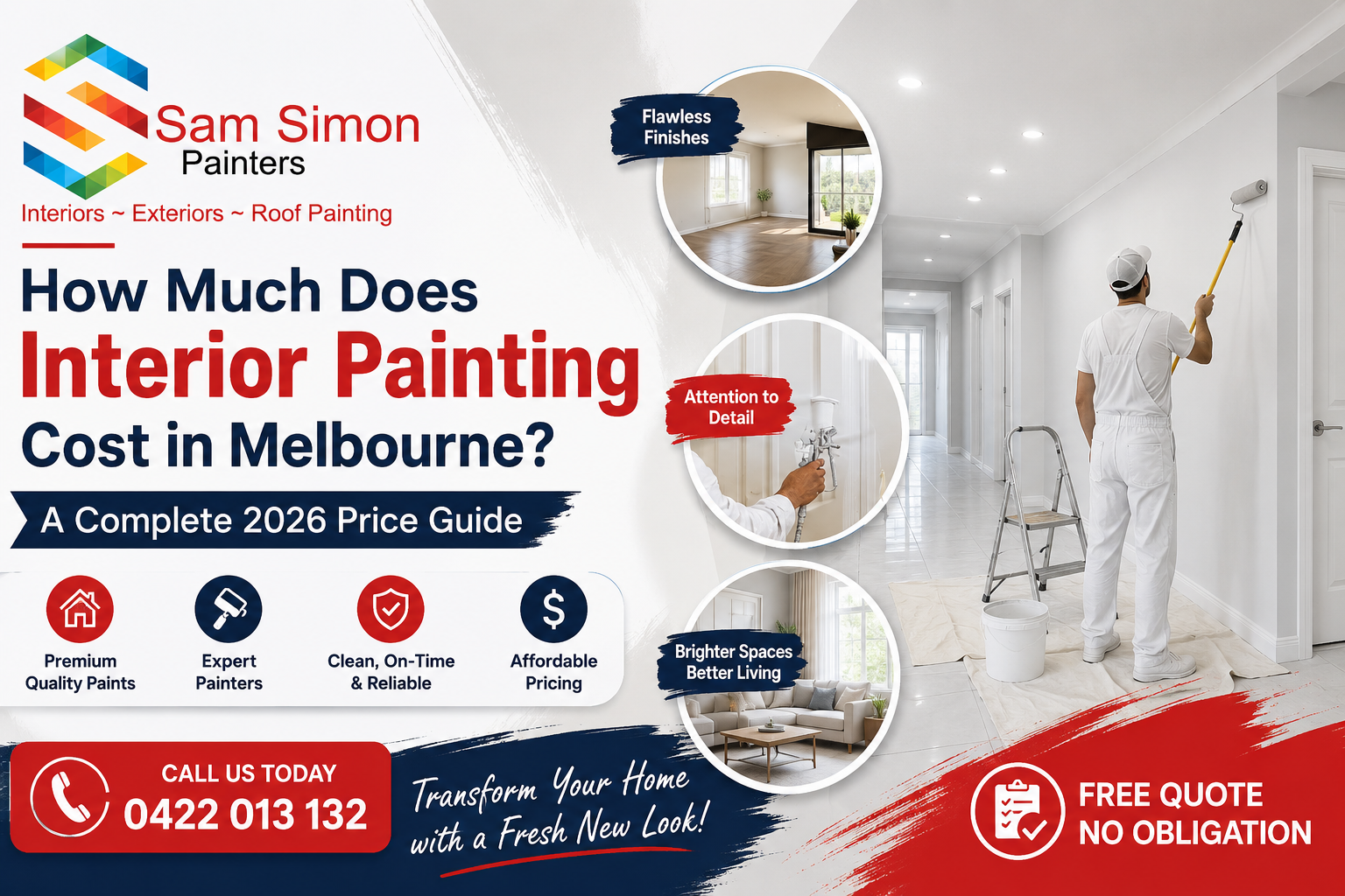 How Much Does Interior Painting Cost in Melbourne? A Complete 2026 Price Guide