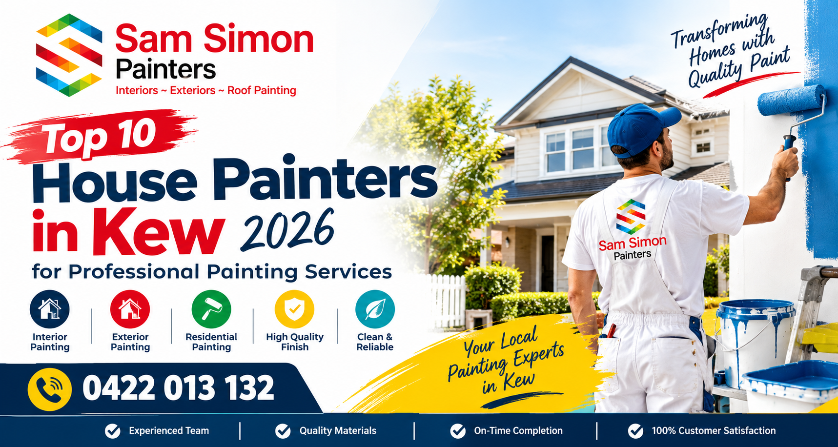 Top 10 House Painters in Kew 2026 for Professional Painting Services