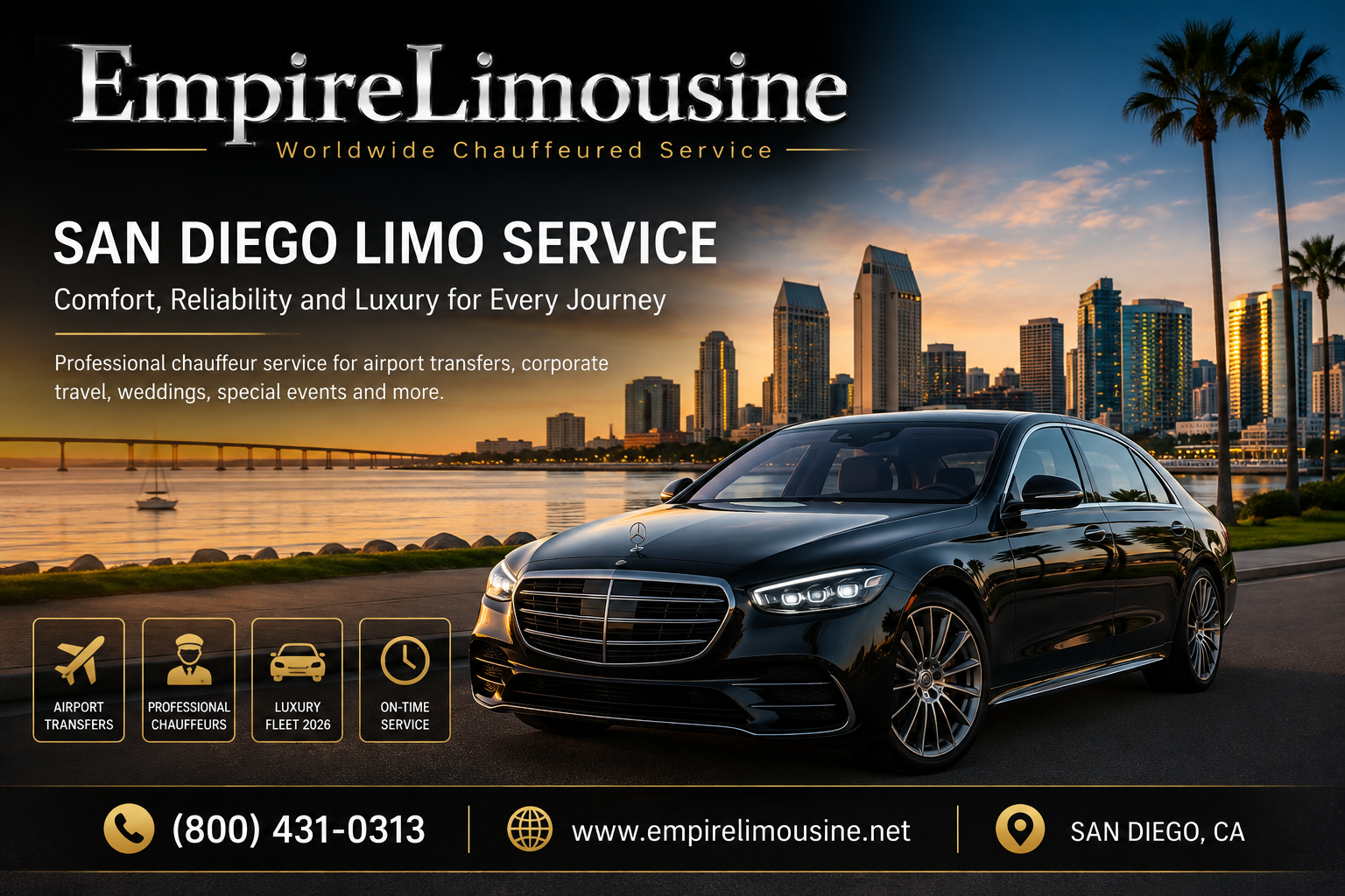 San Diego Limo Service: Comfortable Transportation for Every Occasion