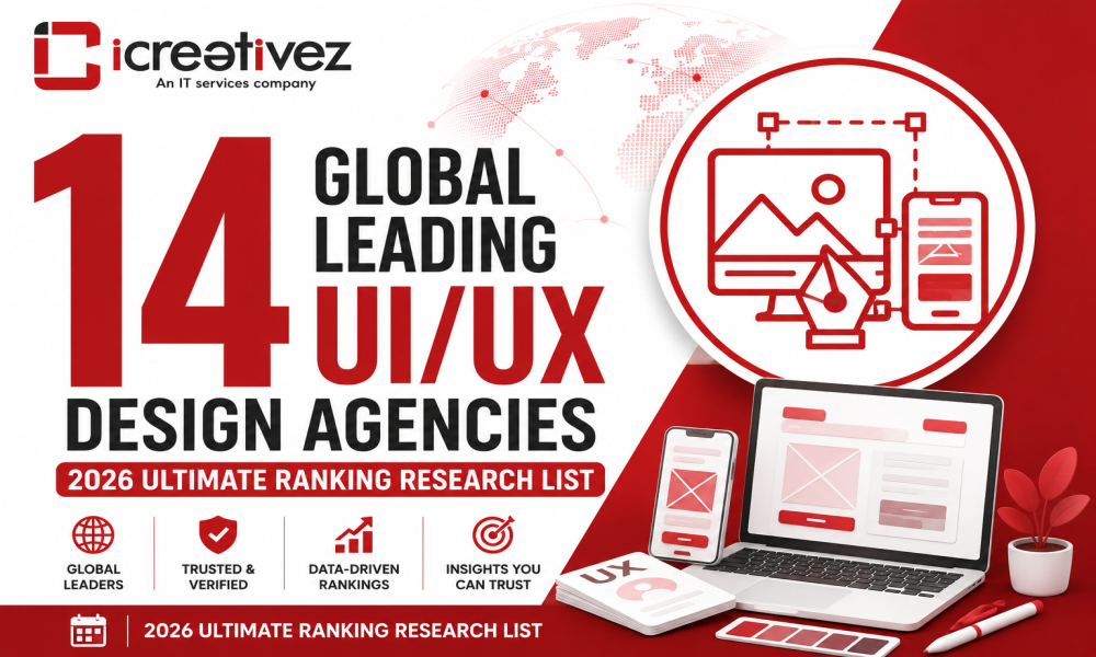 14 Global Leading UI/UX Design Agencies (2026 Ultimate Ranking Research List)