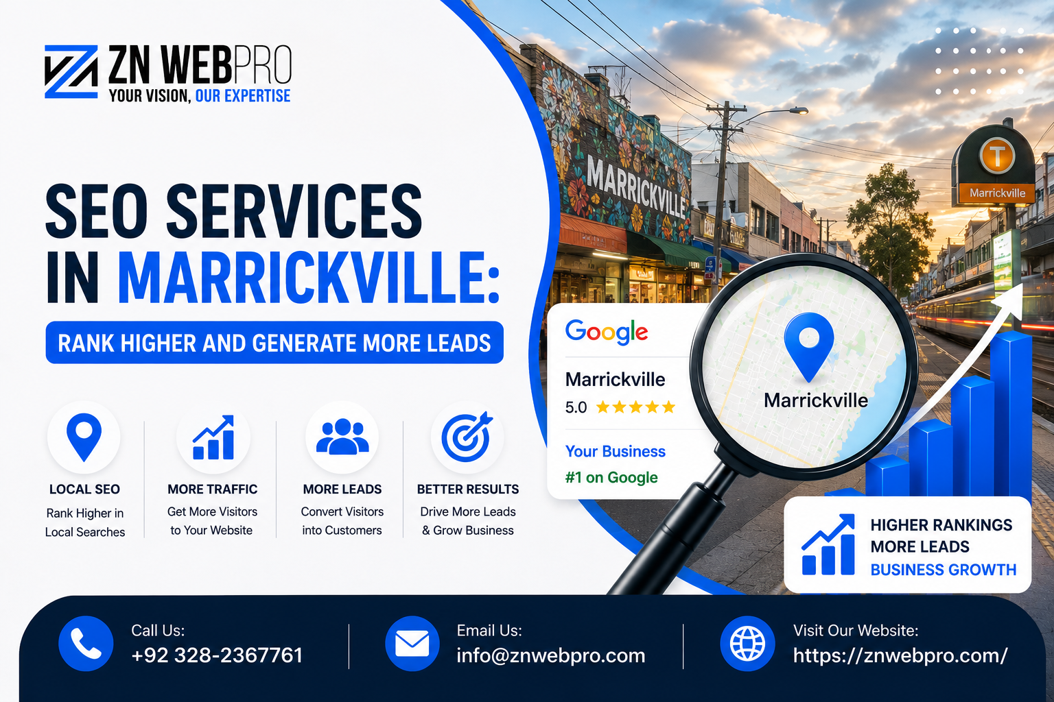 SEO Services in Marrickville: Rank Higher and Generate More Leads