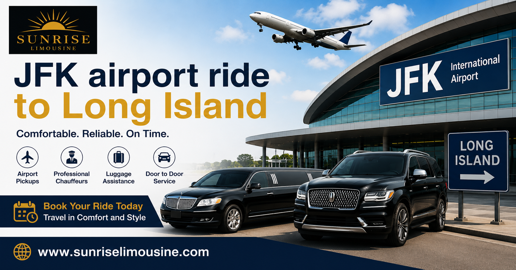 JFK Airport Ride to Long Island for Comfortable and Organized Travel